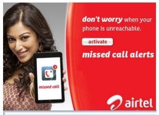 India Desire : Airtel Free Missed Call Offer- Get Airtel Missed Call Service Free For 3 Years (999 Days)